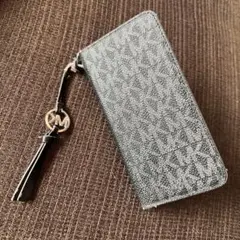 MICHAEL KORS 手帳型ケース グレー