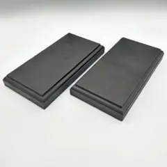 木製飾り台2個セット　サイズ(約)10センチ✖️19.8センチ 厚み2.5センチ