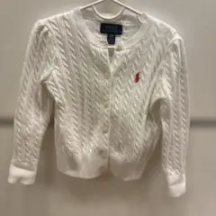 ポロラルフローレン ケーブルカーディガン 3T