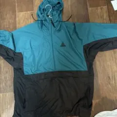 NIKE ACG アノラックジャケット XL 青/黒　90s