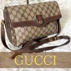 瞳*)様 GUCCI GGマーモント ショルダーバッグ ベージュ×レッド GGロ 