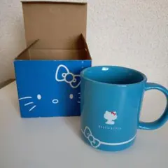 ハローキティ 青いマグカップ LAWSON