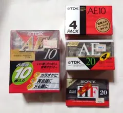 カセットテープ未使用品セット☆10分✕14巻、20分✕5巻☆のサムネイル