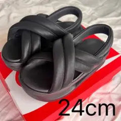 Nike エアマックス アイラ ブラック スポーツサンダル 24cm