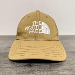 美品 ザノースフェイス キッズ TNFロゴキャップ ベルクロ 帽子 カーキ