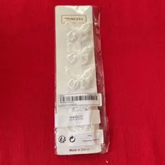 PRINCESS 蝶々モチーフ ヘアピン 5本セット ホワイト
