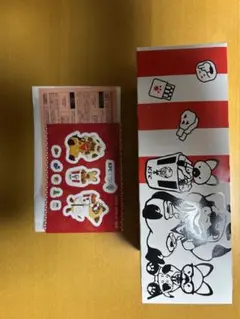 KFC キャラクターシール付き　ボックス　コード未使用