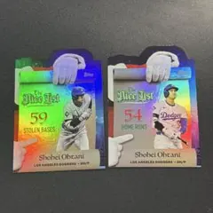 50/50！大谷翔平 2025 Topps Holiday ダイカットインサート