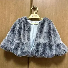 グレー ファー ジャケット コート
