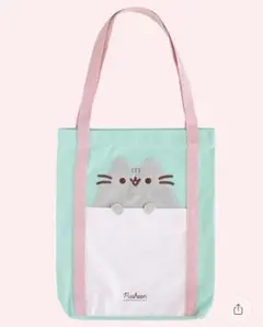 Pusheen トートバッグ 新品 ファスナー付。