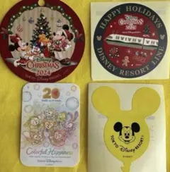 ディズニーパーク　ディズニーランド　ディズニーシー　ステッカー　シール
