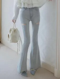 darich デニム　　ホワイト Sサイズ Darich ホワイトデニムパンツ Sサイズ - メルカリ