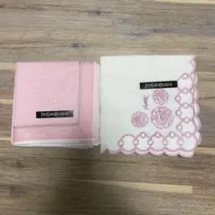YSL ハンカチ・ガーゼハンカチ２枚組