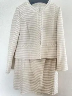 COCCOLUSSIツイードジャケットとスカートセット　15号