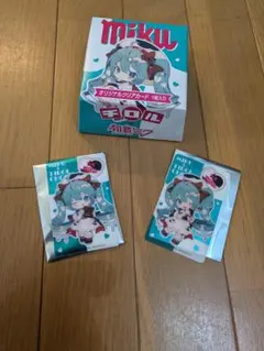 初音ミク チロルチョコ　クリアカード　 2枚セット