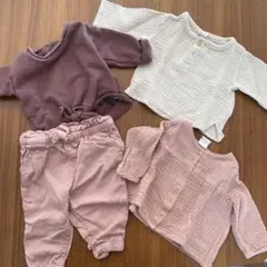 H&M ベビー服 4点セット オーガニックコットン