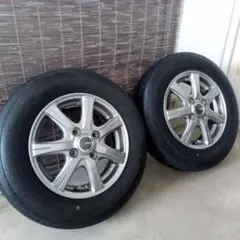 ② 社外アルミ 155/65R13 ライフ ワゴンR ekワゴン ラパン ムーヴ ② 社外アルミ 155/65R13 ライフ ワゴンR ekワゴン ラパン ムーヴ