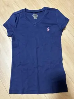 POLO RALPH LAUREN ネイビー Vネック Tシャツ 新品タグ付き