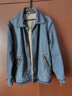 デニムジャケット ジップアップ カジュアル