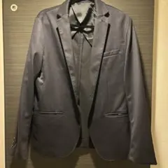 GLOBAL WORK テーラードジャケット ダークグレー