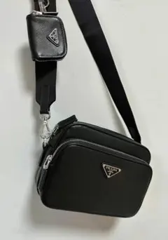 PRADA サフィアーノレザー ショルダーバッグ