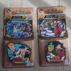 ワンピース　一番くじ　ラバーマスコット　2個セット