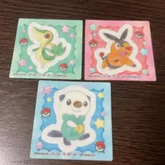 ポケモンスナック　シール　ポカブ　ツタージャ ミジュマル