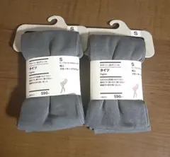 無印良品　タイツ　S 80デニール　2足セット