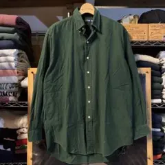 上質 90s vintage ラルフローレン BLAKE BDシャツ 深緑
