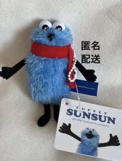 パペットスンスン　ぬいぐるみマスコットwinter ver. 赤マフラー