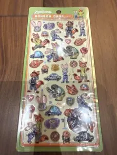 正規品　ボンボンドロップシール　ズートピア　シール　ディズニー