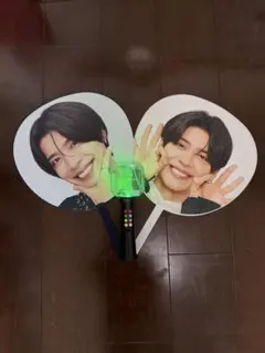 timelesz 松島聡 団扇 うちわ2枚&ペンライト