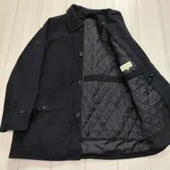 五大陸 キルティングライナー付き ステンカラーコート 2way 46