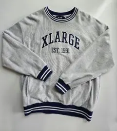 XLARGE グレー Vネック トレーナー スウェット - メルカリ