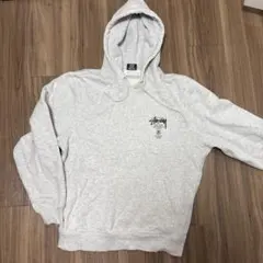 stussy パーカー ロゴ入り グレー Mのサムネイル