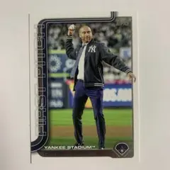 topps DEREK JETER first pitch