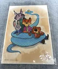 【ズートピア２】入場者プレゼント(第6弾) プレミアムアートボード(A5)