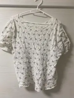 GU 花柄　カットソー