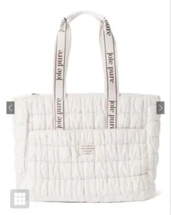 キルティングロゴハンドルトートバッグ［tr702］