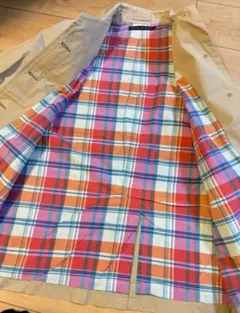 Ralph Lauren ステンカラーコート チェック柄