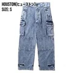 ヒューストン M-47 デニム カーゴパンツ ワークパンツ ジーンズのサムネイル