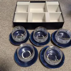 三洋陶器製アラビアンブルー食器セット - メルカリ