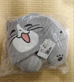 【新品未開封】しまむら 仕事猫 フード付き ネックピロー