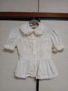 BABY２００５年シャーリングブラウス・オフ白のサムネイル