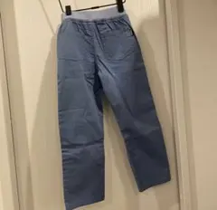 【未使用】サマンサモスモス　ラーゴム　ストレッチツイルパンツ　110 青　SM2