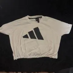 adidas 半袖Tシャツ ホワイト ドローストリング