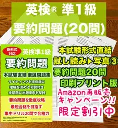 英検準1級 要約問題 オリジナル20問 ライティング英作文 25年 Cabbit