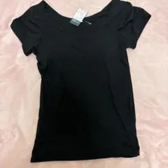 【新品】プラチナ抗菌防臭加工 ブラックTシャツ LL