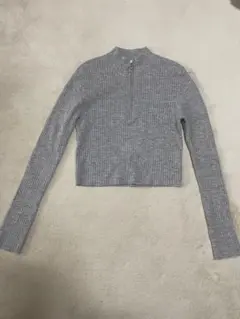 【値下げ中】GU ハイネックセータ リブ編み