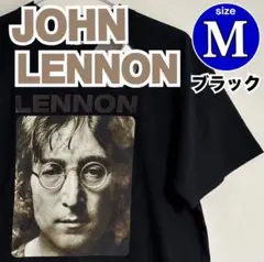 【新品】　JOHN LENNON Ｔシャツ　ブラック　Ⓜ️
